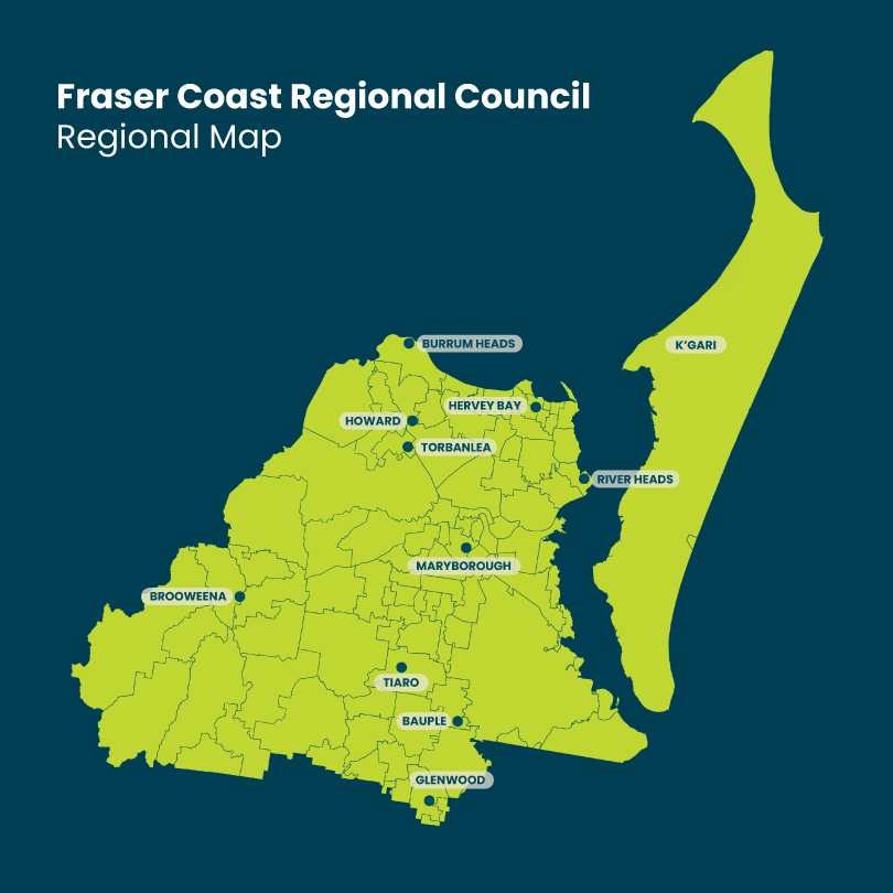 Fraser Coast Regional Council Regional Map