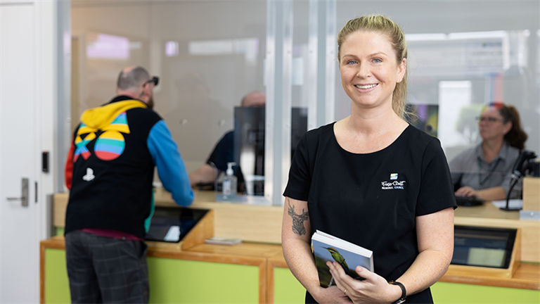 Council customer service officer