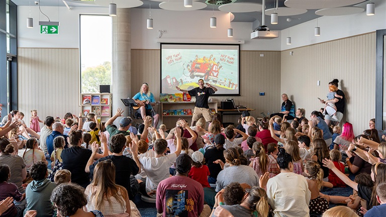 Ozzie Mozzie author presentation at Hervey Bay Library
