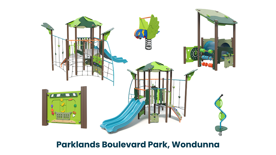 Parklands Boulevard Park, Wondunna playground equipment