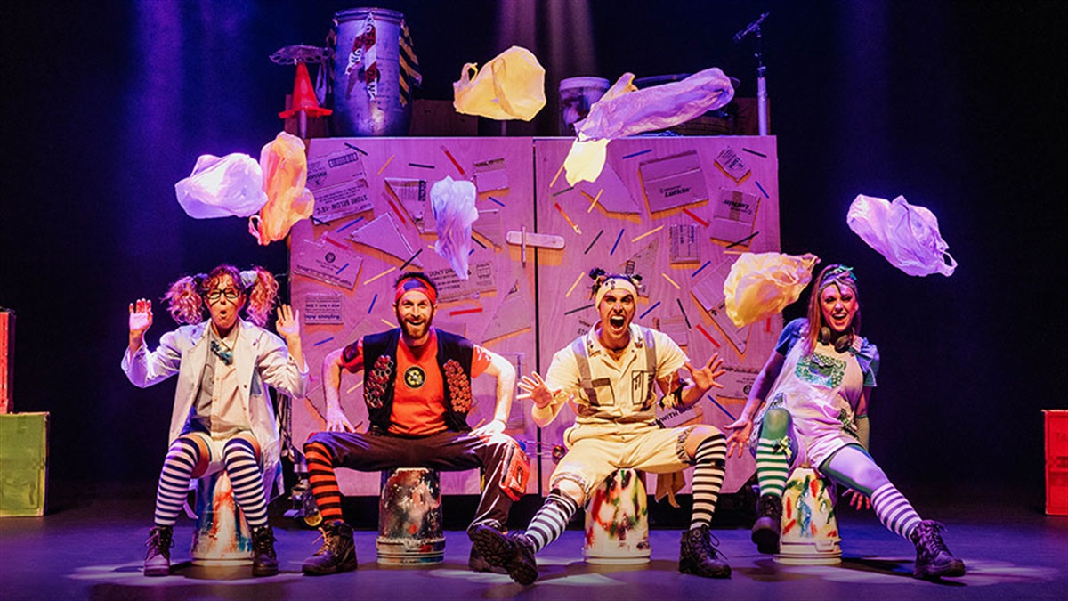 Wheelie bins, drum beats and circus hoops take over the Brolga
