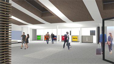 Artist's impression of Hervey Bay Airport upgrade