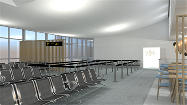 Artist's impression of Hervey Bay Airport upgrade