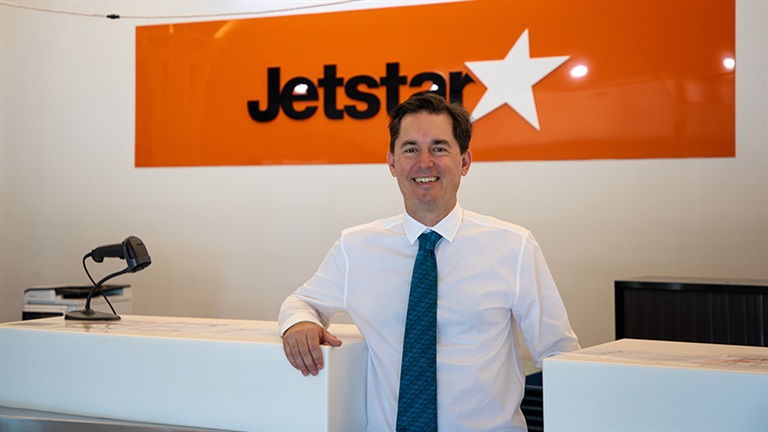 Mayor George Seymour at Hervey Bay Airport