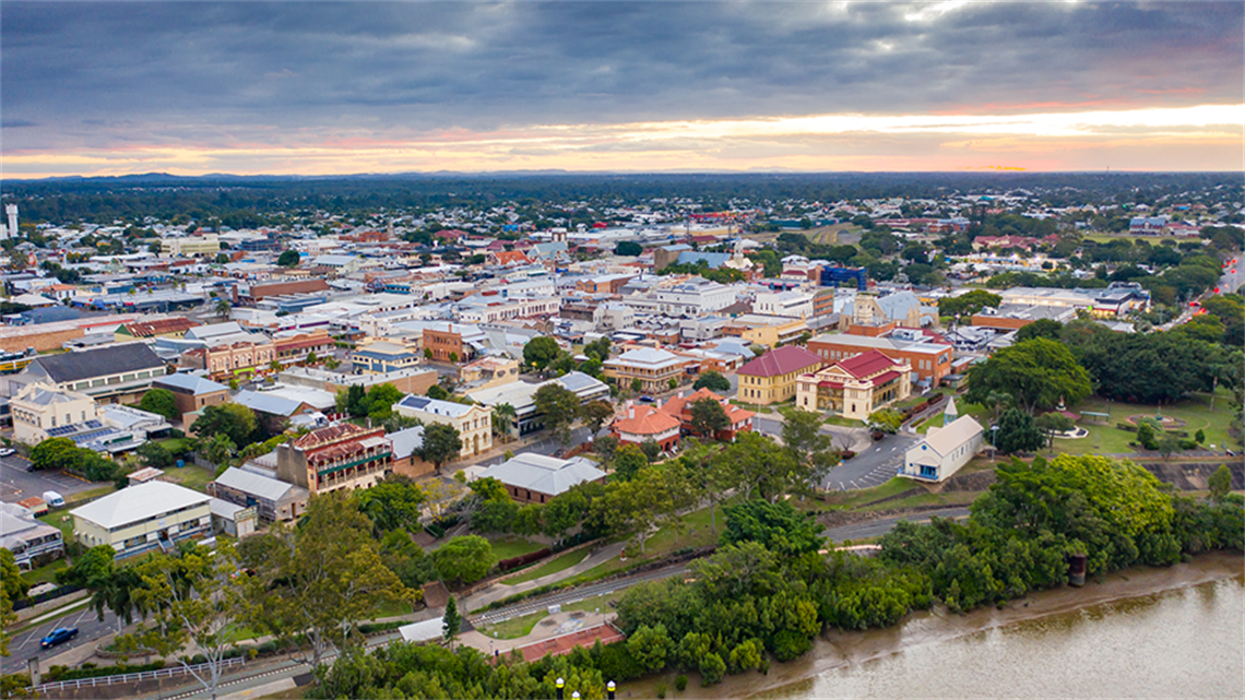 Aerial view of Maryborough