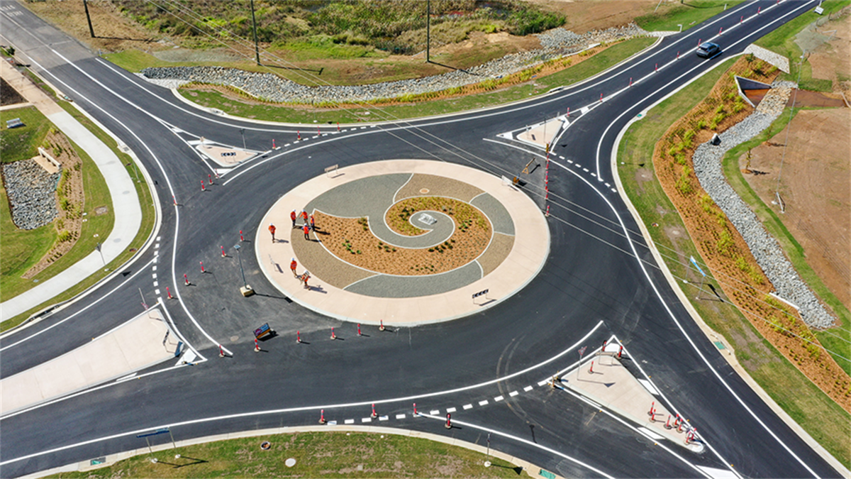 Nikenbah roundabout upgrade now complete | Fraser Coast Regional Council