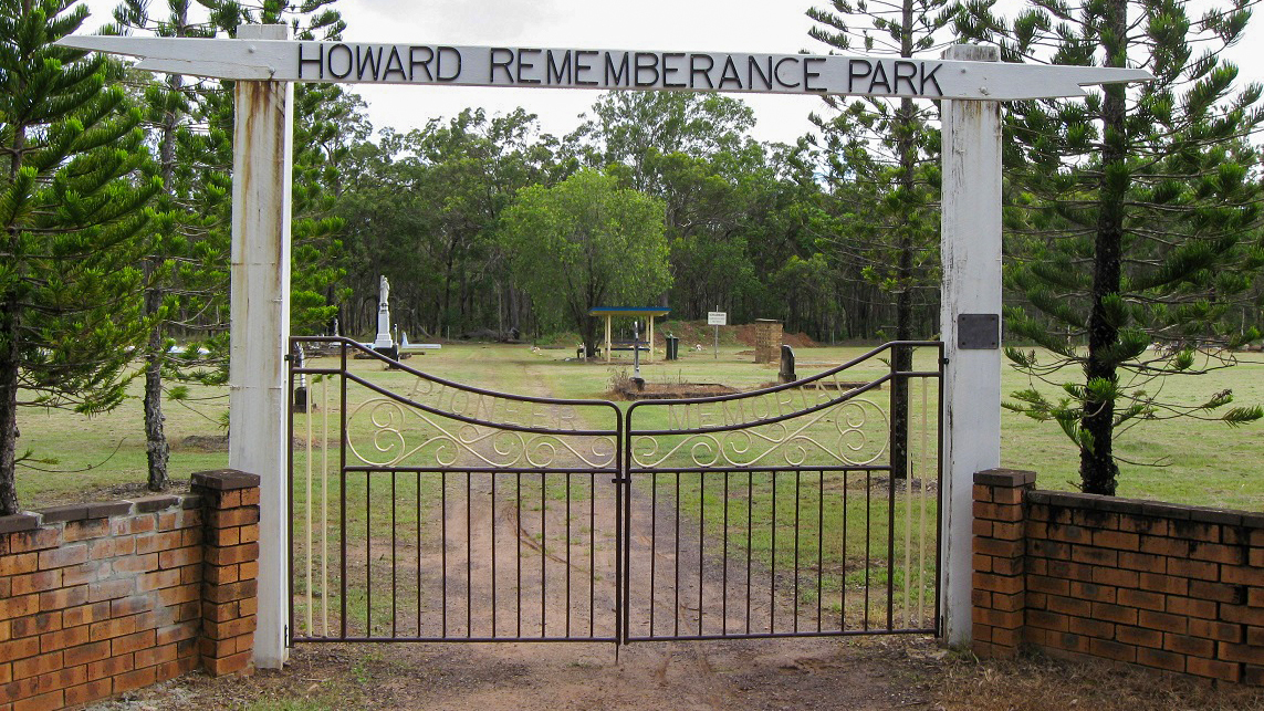 Howard Cemetery front gate