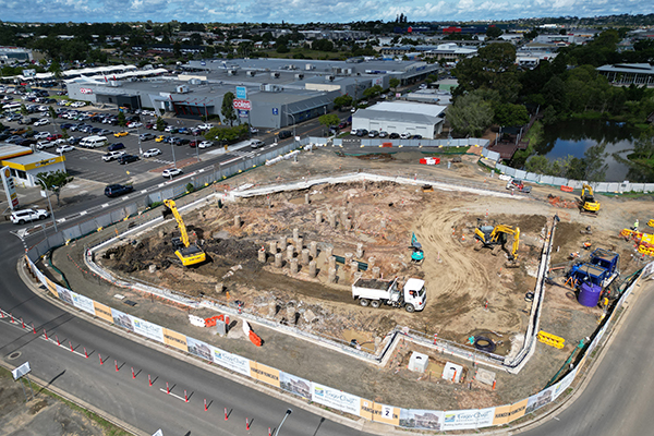 Building works - underground carpark