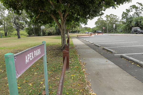 Apex park car park