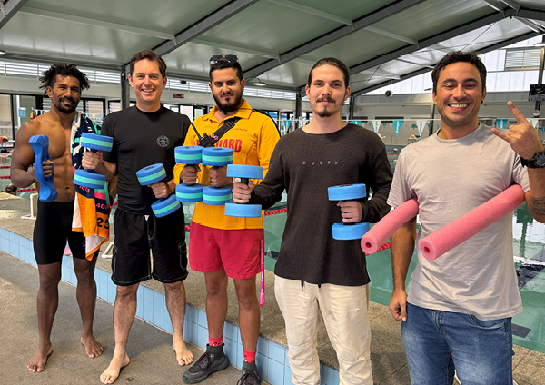 Aqua Aerobics for men