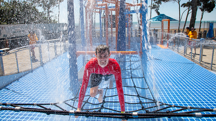 The Aqua Ninja course at Wetside is now a free attraction
