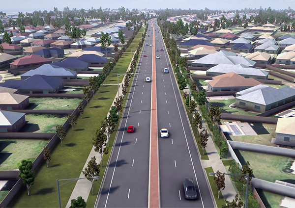 Boundary road 600