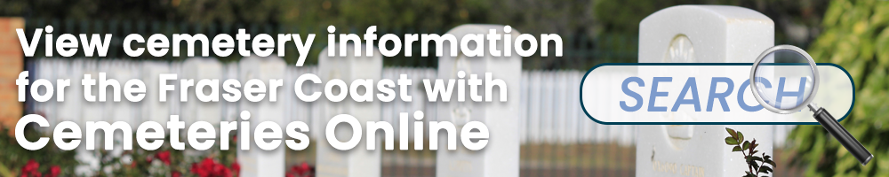 Cemeteries online ad banner