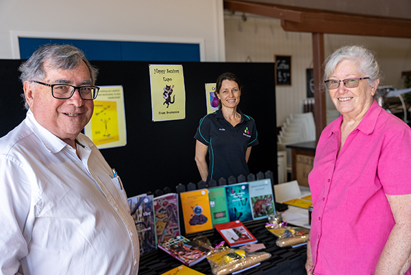 Cr David Lewis at the over 50s lifestyle expo