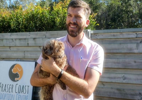 Cr paul truscott with maisey