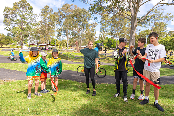 Pump track opening
