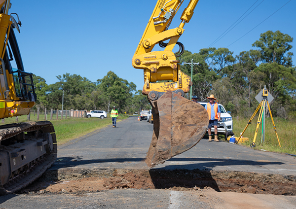 Dundowran road works