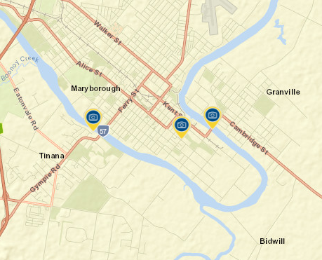 Flood cameras maryborough