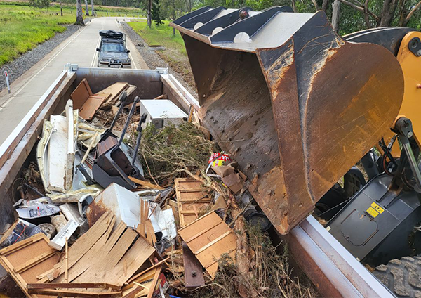 Flood waste