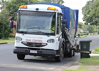 Garbage truck news article