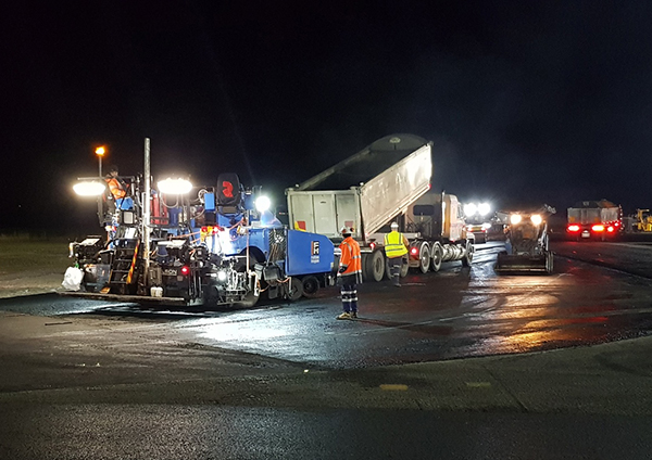 Hervey bay airport runway refurbishment works photo 600