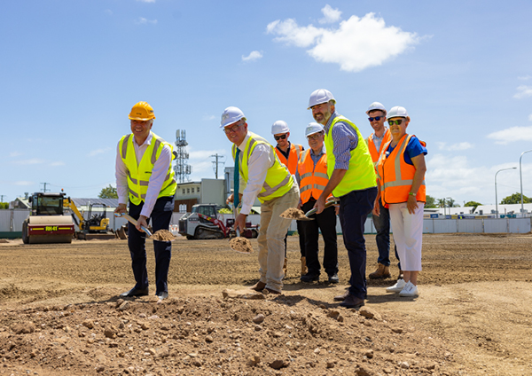 Hervey Bay City Centre sod turning