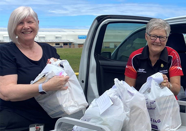 Library volunteers deliver items to housebound residents