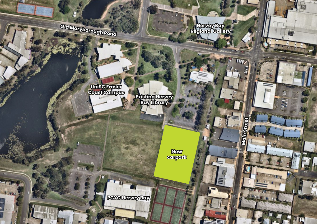 New Hervey Bay City Centre carpark