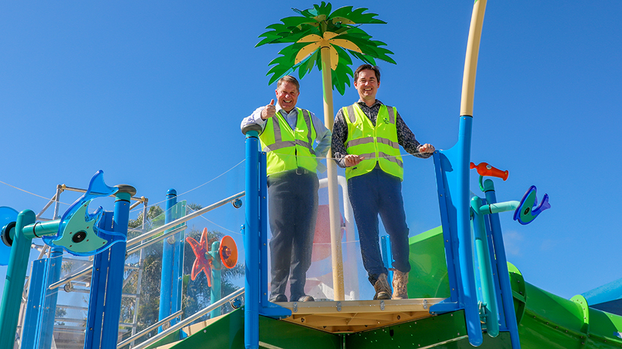 New activity tower at hervey bay aquatic centre