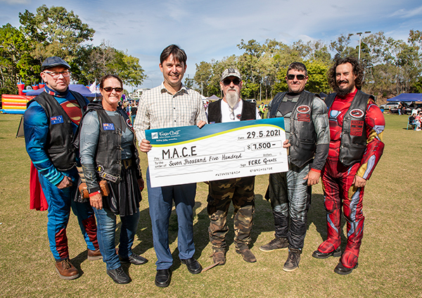 Community grants, cheque