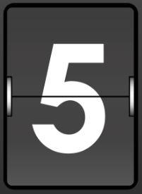 Number 5, five
