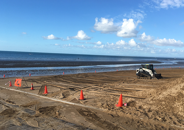 Sand push