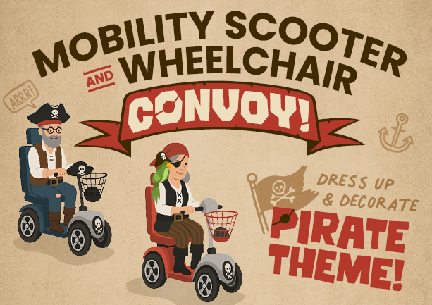2025 Mobility Scooter and Wheelchair Convoy