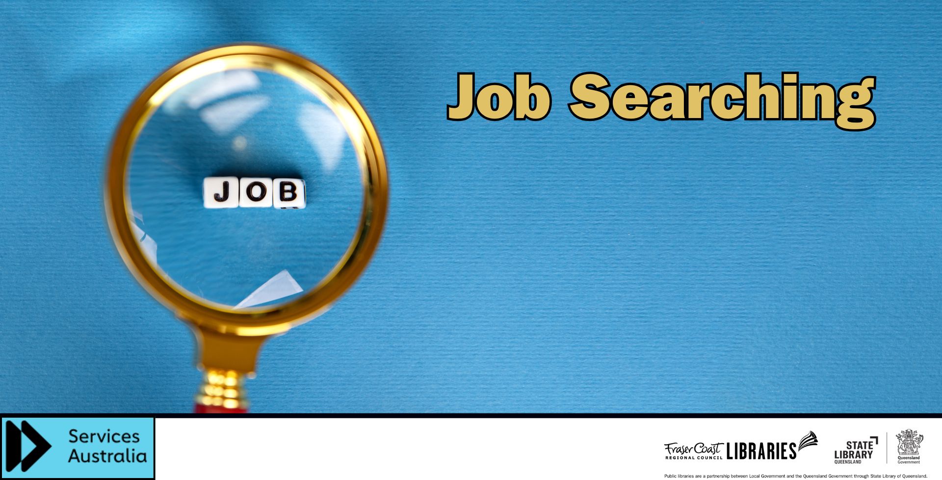 Job Searching Information Sessions graphic