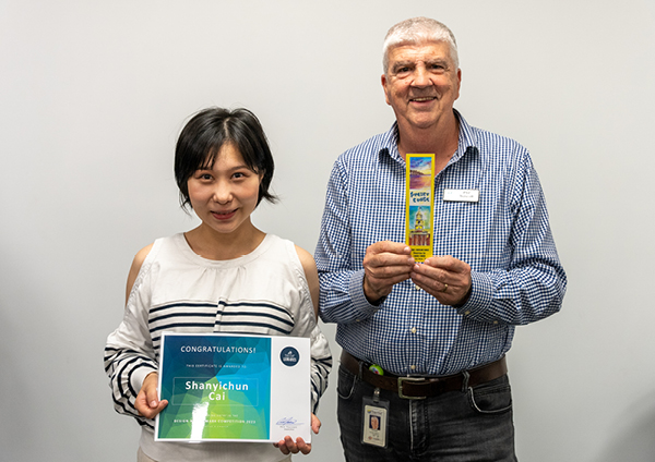 Shanyichun Cai, Design-a-Bookmark Competition Winner 2023
