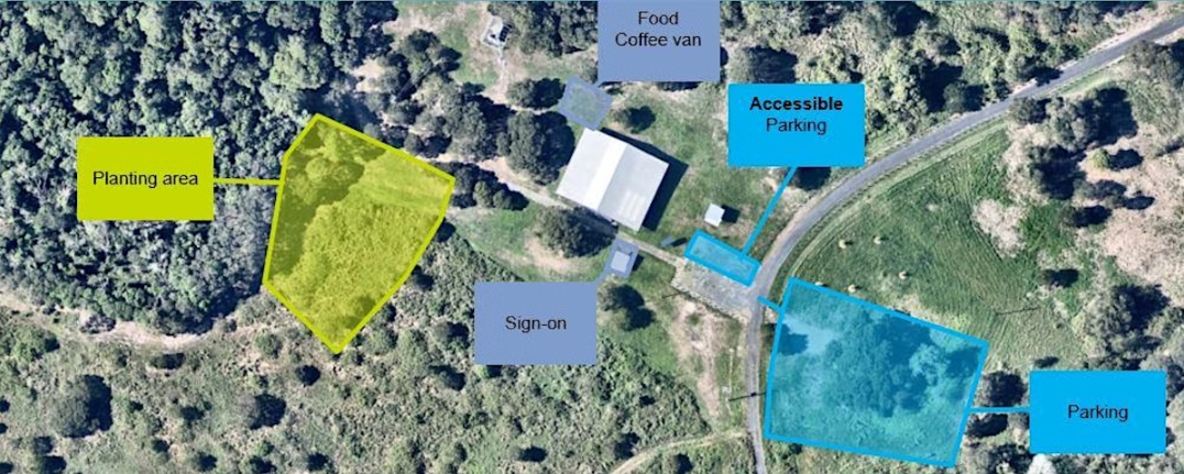 Takura Tree Planting site map
