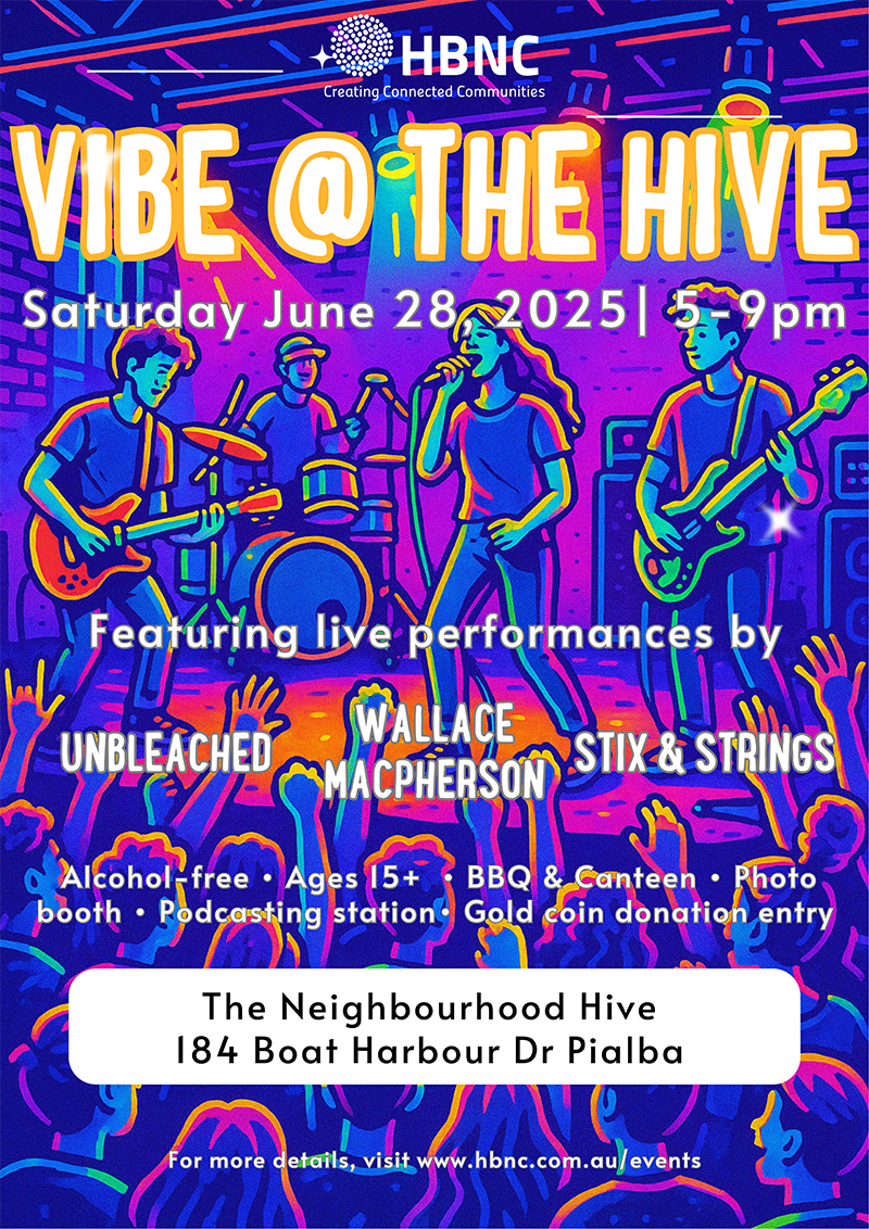 Vibe at the Hive Poster