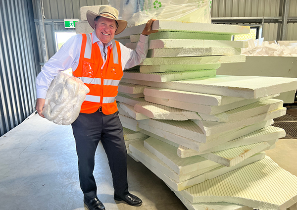 Polystyrene recycling media release 600x424