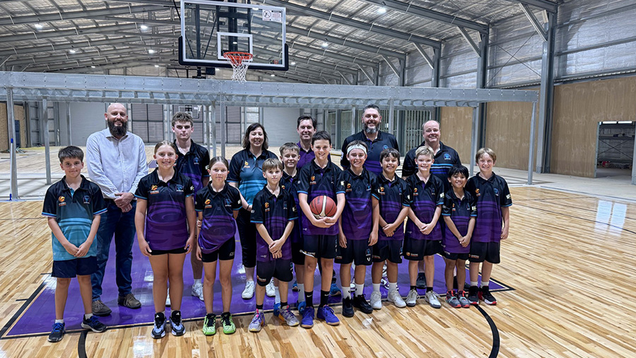 Basketball Stadium at Fraser Coast Sports and Recreation Precinct.