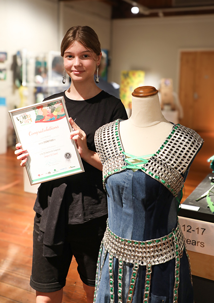 12-17 year olds category - 2nd Prize – Julia Mahne - Dress of Distress