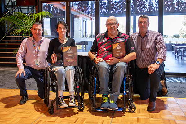 Ability Awards 2025 - Sports and Recreation - Highly Commended recipients Gorja Ebert and Bill Fuller
