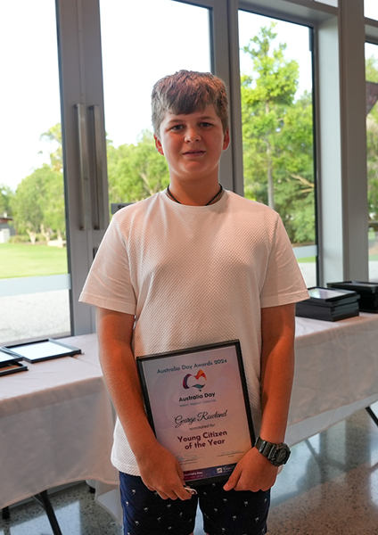 Australia Day Awards 2024 - Young Citizen of the Year – Mr George Rowland