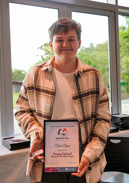 Australia Day Awards 2024 - Young Cultural Award of the Year – Mr Noah Byrne
