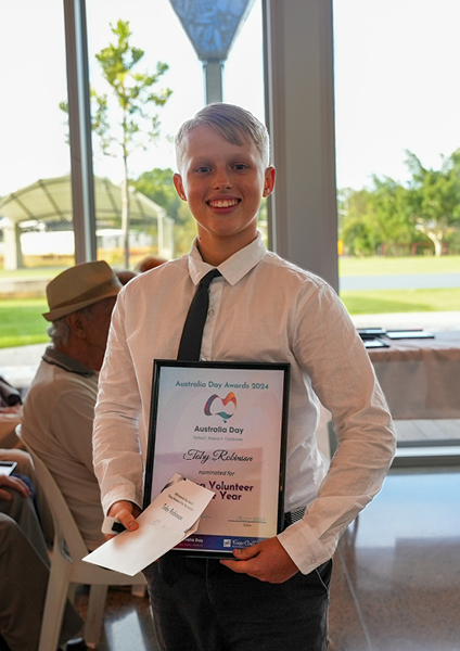 Australia Day Awards 2024 - Young Volunteer of the Year – Mr Toby Robinson