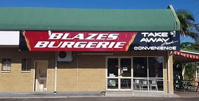 image of blazes burgerie shop