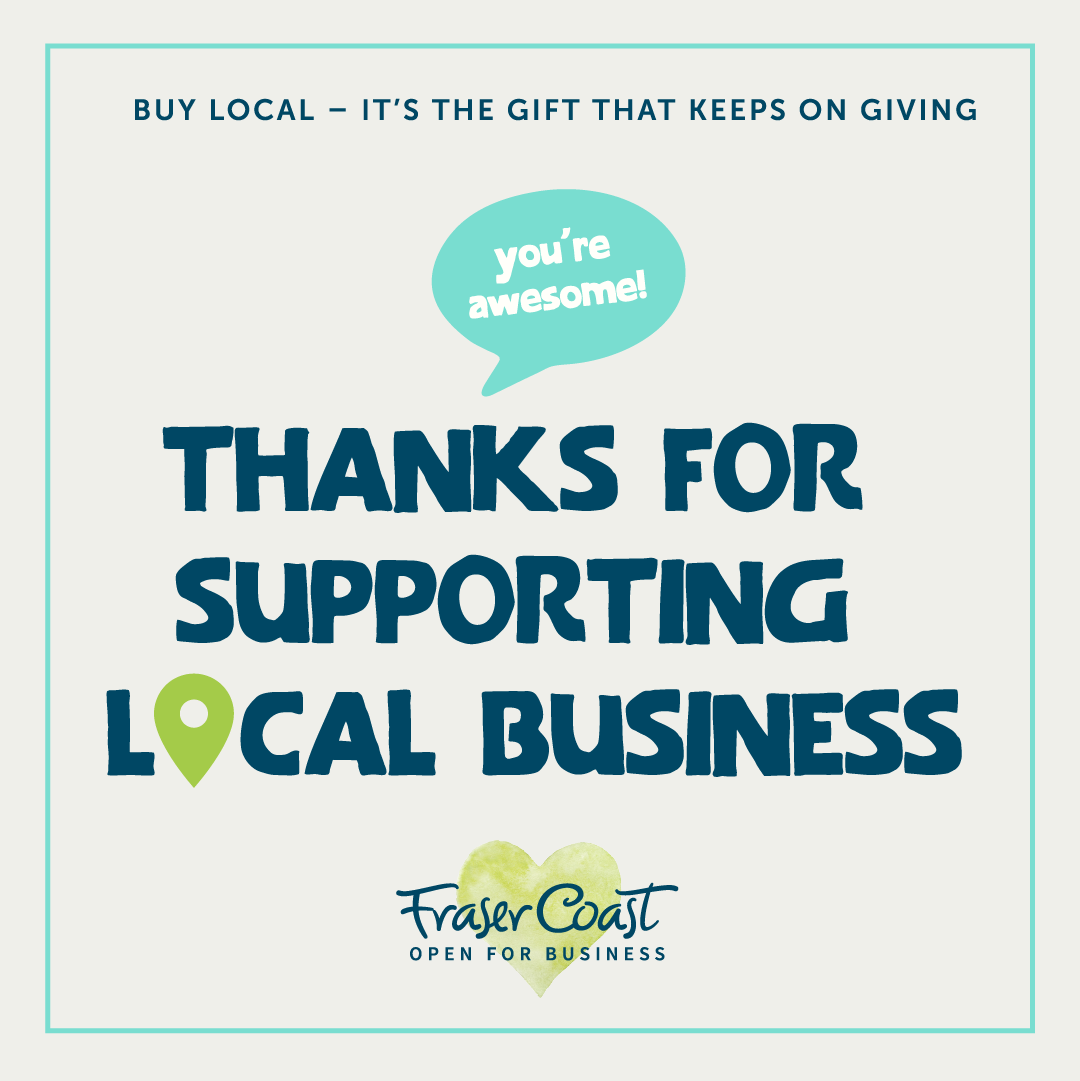 Buy local thanks
