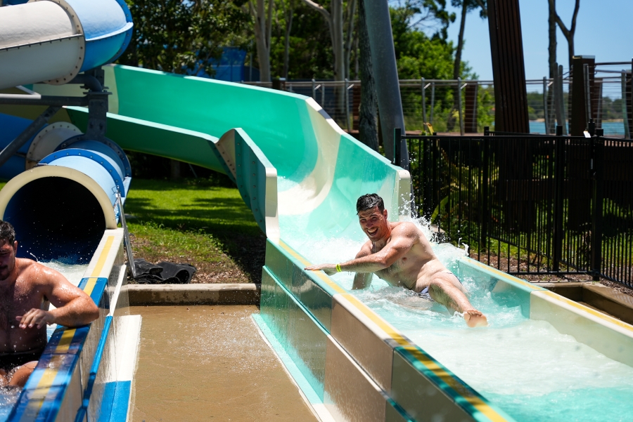 Qld Reds enjoy WetSide Waterslides