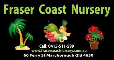 fraser coast nursery business card