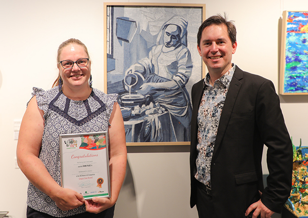 Over 18s Category 3rd Prize Adriana van leeuwen - Milkmaid in Jeans