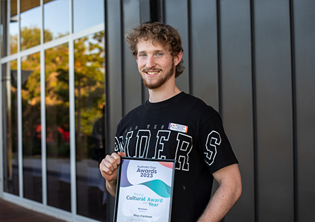 Recipient Rhys Canham - Young Cultural 2023